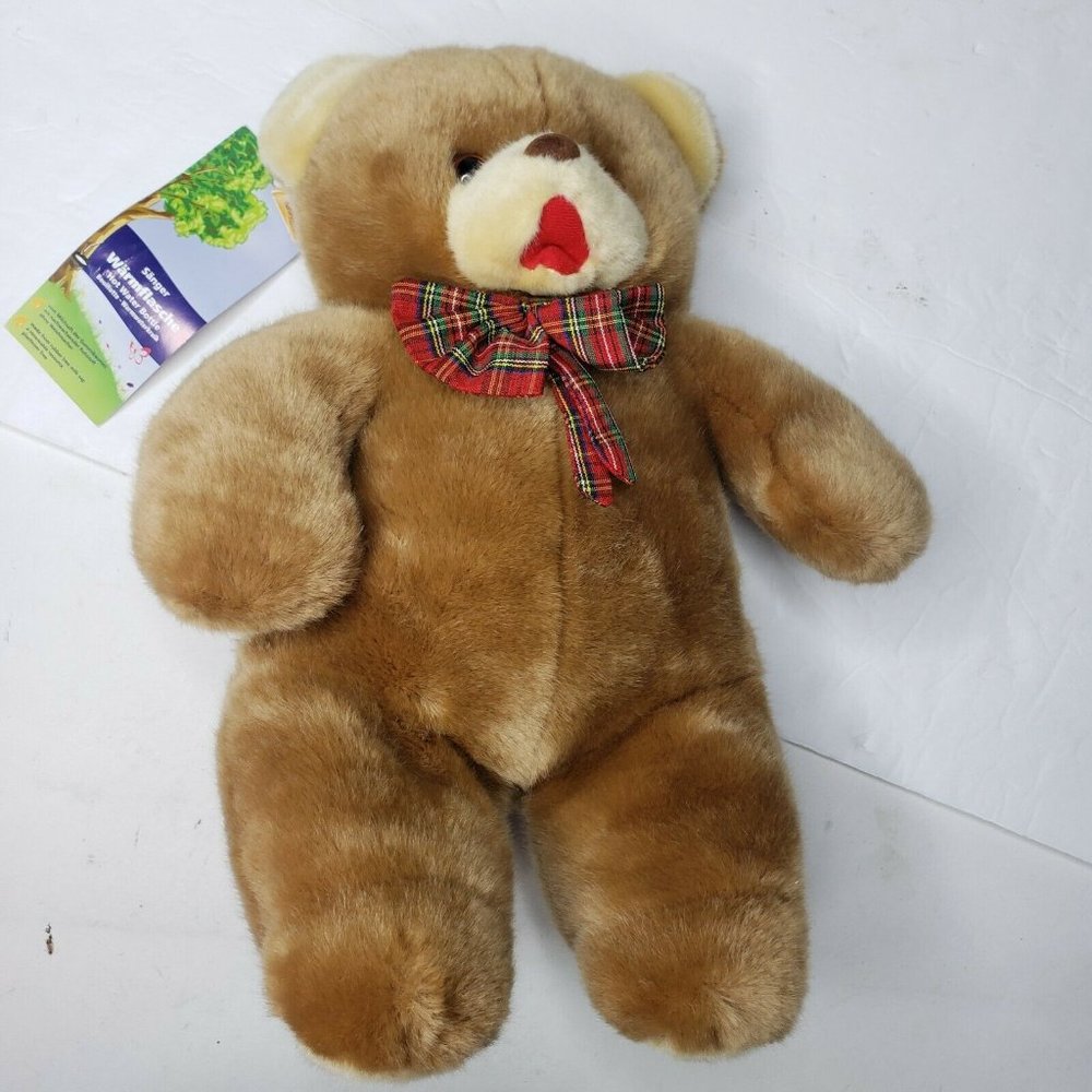 Sanger Hot Water Bottle W Plush Teddy Bear Covering Pre Owned Made In Germany